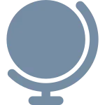 Globe Stand SVG Icon